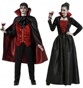 Mit dem perfekten Tenebrous Vampire-Duo kannst du auf deiner nächsten Faschingsparty für Furore sorgen.