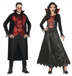 Mit dem perfekten Vampire der Finsternis-Duo kannst du auf deiner nächsten Faschingsparty für Furore sorgen.