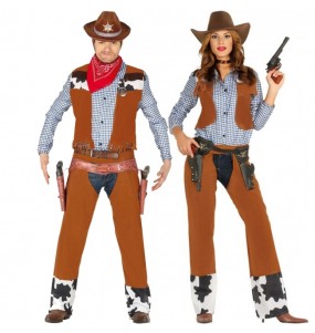 Mit dem perfekten Rodeo-Cowboys-Duo kannst du auf deiner nächsten Faschingsparty für Furore sorgen.
