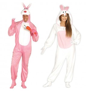 Mit dem perfekten Kaninchen-Duo kannst du auf deiner nächsten Faschingsparty für Furore sorgen.