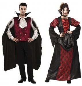 Mit dem perfekten Vampir-Könige-Duo kannst du auf deiner nächsten Faschingsparty für Furore sorgen.