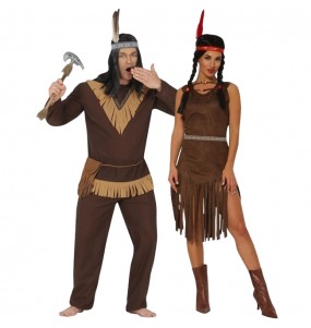 Comanche-Indianer Kostüme für Paare