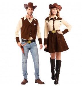 County Sheriffs Kostüme für Paare