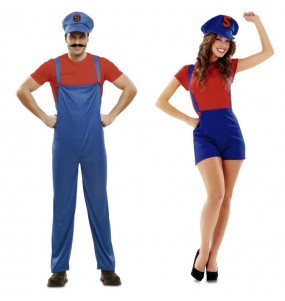 Mit dem perfekten Super-Marios-Duo kannst du auf deiner nächsten Faschingsparty für Furore sorgen.
