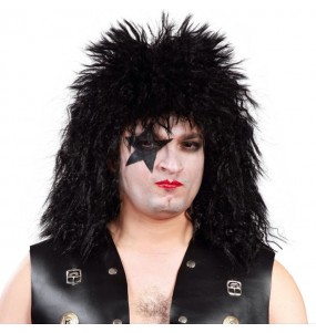 Kiss Sängerin Perücke um Ihr Kostüm zu vervollständigen