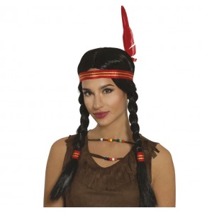 Pocahontas Indianer Perücke