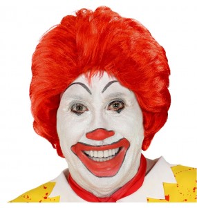Ronald McDonald Perücke um Ihr Kostüm zu vervollständigen