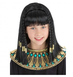 Ägyptische Kleopatra Perücke für Kinder um Ihr Kostüm zu vervollständigen