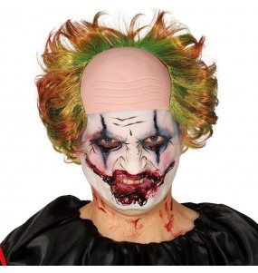 Killer Clown Perücke mit Glatze