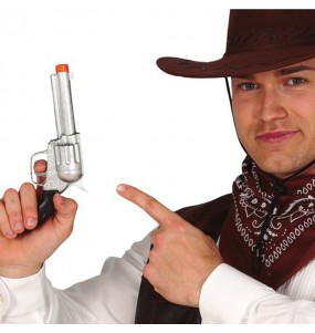Cowboy-Pistole um Ihr Kostüm zu vervollständigen