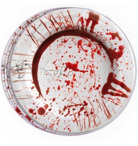 Blut-Teller 23cm für halloween
