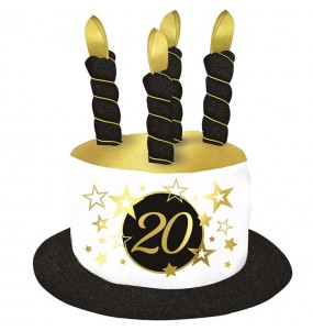20 Jahre alter Hut mit Kerzen