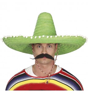 Grüner mexikanischer Hut um Ihr Kostüm zu vervollständigen