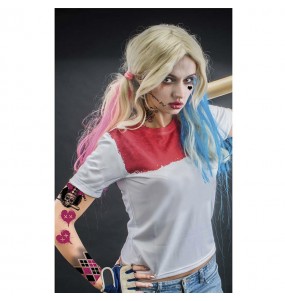 Harley Quinn Tattoo zur Vervollständigung Ihres Horrorkostüms