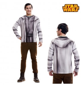 Jedi-Meister Yoda T-Shirt Erwachseneverkleidung für einen Faschingsabend