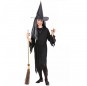 Verkleiden Sie die Schwarze HexeMädchen für eine Halloween-Party