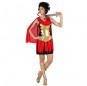 Kostüm Sie sich als Goldener Römischer Kriegerin Kostüm für Damen-Frau für Spaß und Vergnügungen