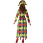 Kostüm Sie sich als Mehrfarbiger Harlekin Kostüm für Damen-Frau für Spaß und Vergnügungen