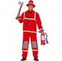 Rotes Feuerwehrmann Kostüm für Männer