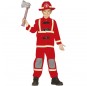 Roter Feuerwehrmann Kostüm für Jungen