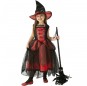 Hexenchic Rot Kostüm für Mädchen