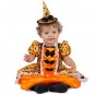 Hexe Versailles orange Kostüm für Babys