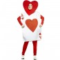 Herz-Ass Spielkarte Erwachseneverkleidung für einen Faschingsabend