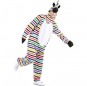 Zebra mehrfarbig Kostüm für Herren