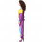 80er Jahre violetter Trainingsanzug Kostüm für Damen