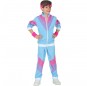 Blauer Retro-Trainingsanzug Kostüm für Jungen 