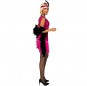 Kostüm Sie sich als Fuchsie Charleston Kostüm für Damen-Frau für Spaß und Vergnügungen