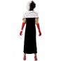 Cruella De Vil 101 Dalmatiner Kostüm für Damen hinteres