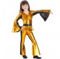 Goldene Disco Mädchenverkleidung, die sie am meisten mögen