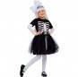 Skelett mit Schleife und Tutu-Rock Kostüm für Mädchen
