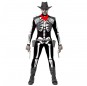 Verkleidung Cowboy-Skelett Erwachsene für einen Halloween-Abend