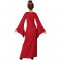 Rotes Chinesin Kostüm für Mädchen hinteres
