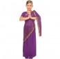 Hindu Bollywood violetter Kostüm für Mädchen