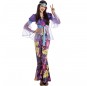 Kostüm Sie sich als Lila Hippie Kostüm für Damen-Frau für Spaß und Vergnügungen