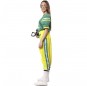 Grüner American-Football-Spieler Kostüm für Damen