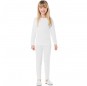 Bodysuit 2-teilig weißer Kostüm für Jungen