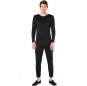 Bodysuit 2-teilig schwarz Kostüm für Herren