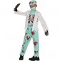 Blutiger Skelett-Arzt Kostüm für Jungen