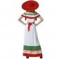 Mehrfarbiges mexikanisches Kostüm Kostüm für Damen hinteres