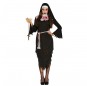 Blutige Zombie Nonne Kostüm Frau für Halloween Nacht