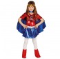 Kleine Wonder Woman Mädchenverkleidung, die sie am meisten mögen