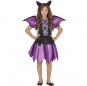 Lila Fledermaus Kostüm für Mädchen