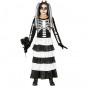 Verkleiden Sie die Skelett BrautMädchen für eine Halloween-Party