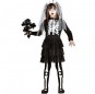 Zombie Skelettbraut Kostüm für Mädchen