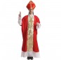 Roter Bischof Kostüm für Herren