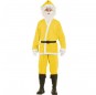 Gelber Weihnachtsmann Erwachseneverkleidung für einen Faschingsabend